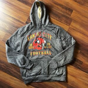 Kansas City Football Hoodie Gray Pullover‎ Helmet Graphic Sweatshirt